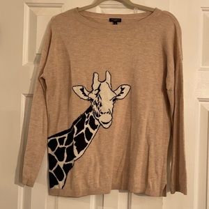 Tan Giraffe Sweater